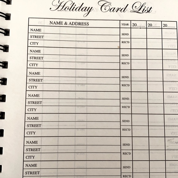 “Christmas Bundle of Napkins, Card List Book, Ornaments” - Picture 6 of 11